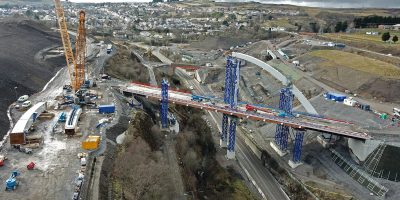Gateway Arch arial scene
